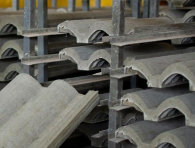 Telhas de concreto